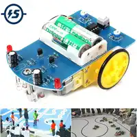 10 teile/los D2-1 DIY Kit Intelligente Tracking Linie Smart Auto Kit Suite TT Motor Elektronische Produktion Smart Patrol Automobil Teil