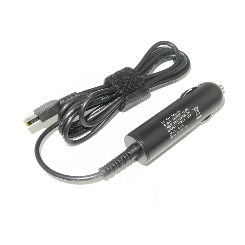12V 3A Dc Car Power Adapter Charger Cable For Lenovo