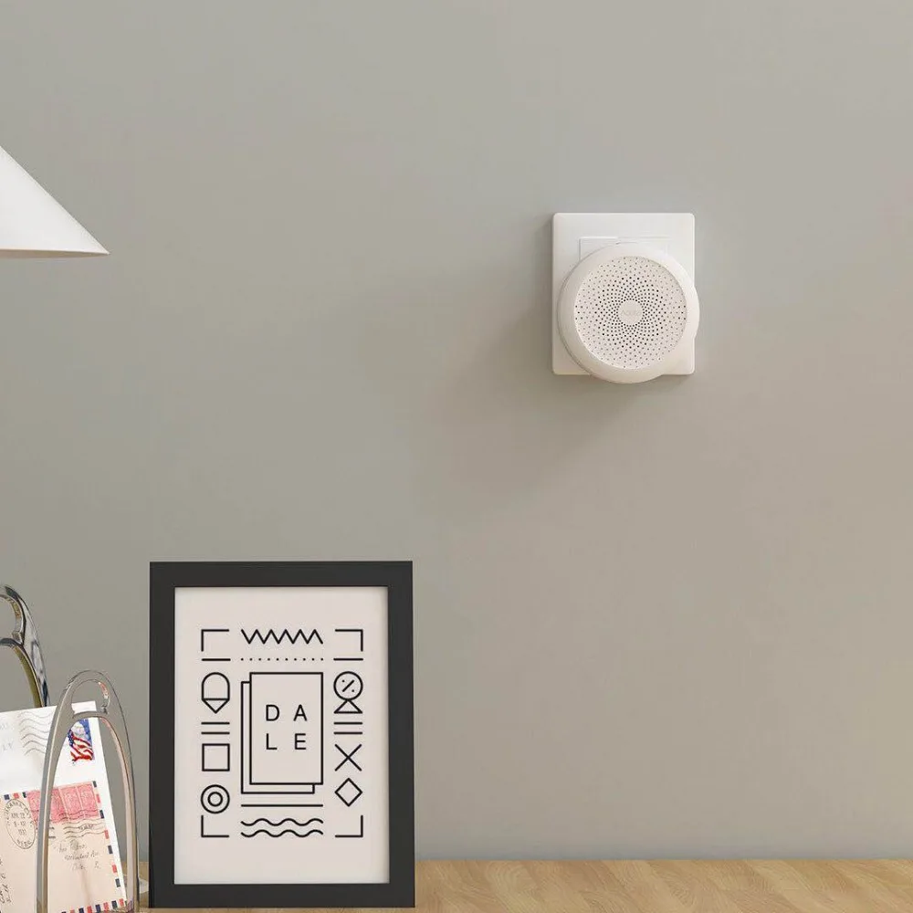 xiaomi mi jia настенный выключатель, mi шлюз со светодиодной подсветкой Smart work с для Apple Homekit, международное издание