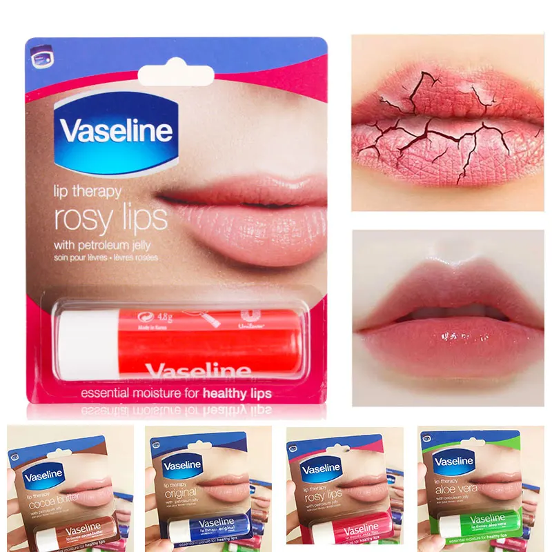 

Vaseline Hydrating Organic Lip Balm Lips Petroleum Jelly Essentail Makeup Moisturizer Nourish Smooth Baby Lip Care Lipstick Base