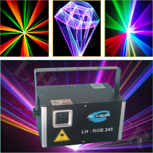 Полноцветный лазерный светильник RGB 2 5 Вт с SD-картой анимацией TTL-модуляцией