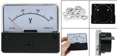 YS 670 DC 300 В Вольт Аналоговый Панель крепление вольтметр|analog voltmeter dc|panel analog meterdc meter |