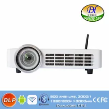 3D Smart Projector with BT WiFi DLP tech Proyector Ultra focus Beamer DH-A100W