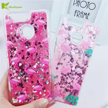 

Dynamic Glitter Soft Case for Huawei P20 P10 P9 P8 Lite Nove 2 Plus P Smart Cases Flamingo Liquid Phone Cover for Huawei P20 Pro