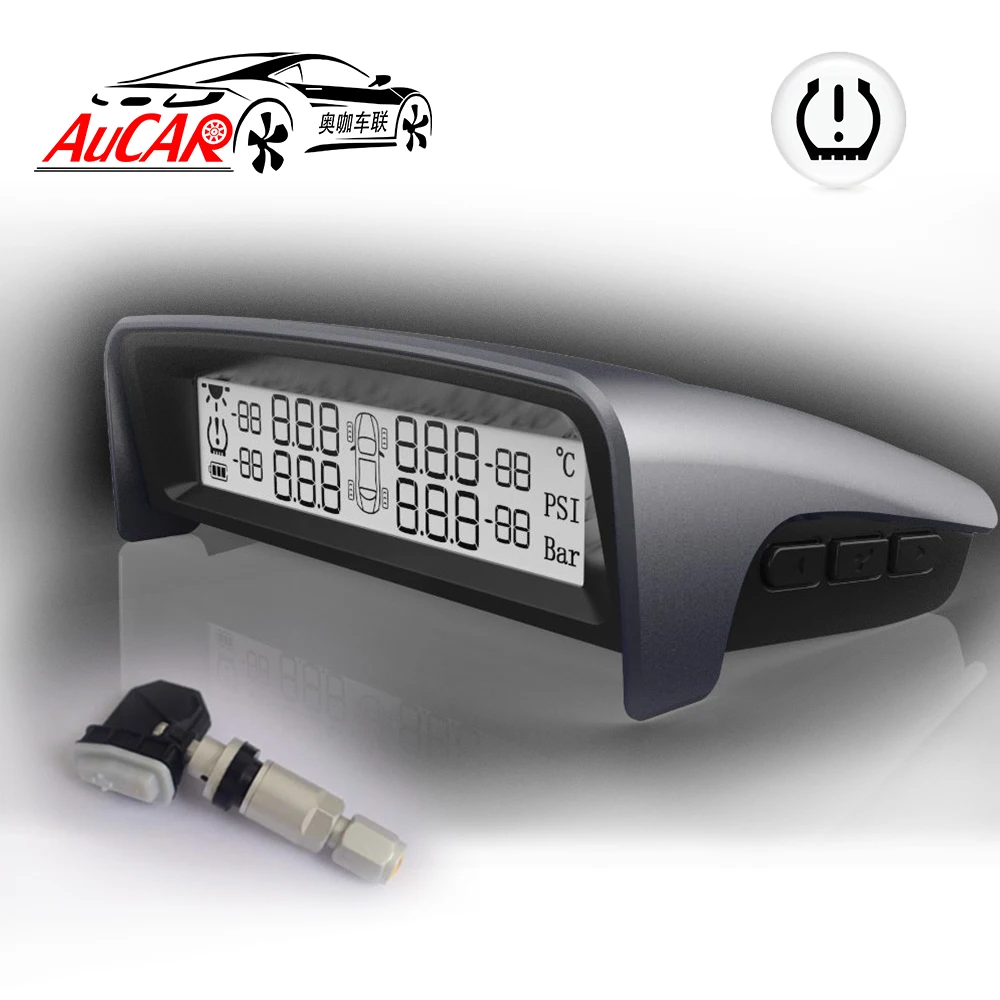 2018 New Car Tire Pressure Monitoring System TPMS Solar Power Wireless LCD Display with 4 Internal Sensor Auto Security Alarm 2018 New Car Tire Pressure Monitoring System TPMS Solar Power Wireless LCD Display with 4 Internal Sensor Auto Security Alarm