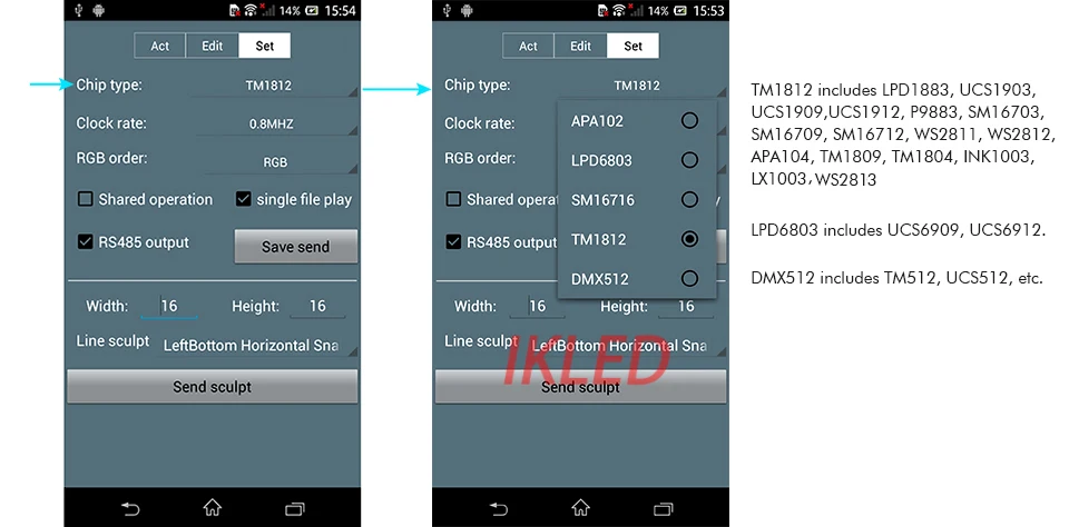 Светодиод DMX контроллер Wi-Fi, 1 порт диски 2048 пикселей, APA102, DMX512, WS2812, UCS1903, SM16703 контроллер, приложение для android, поддержка DMX