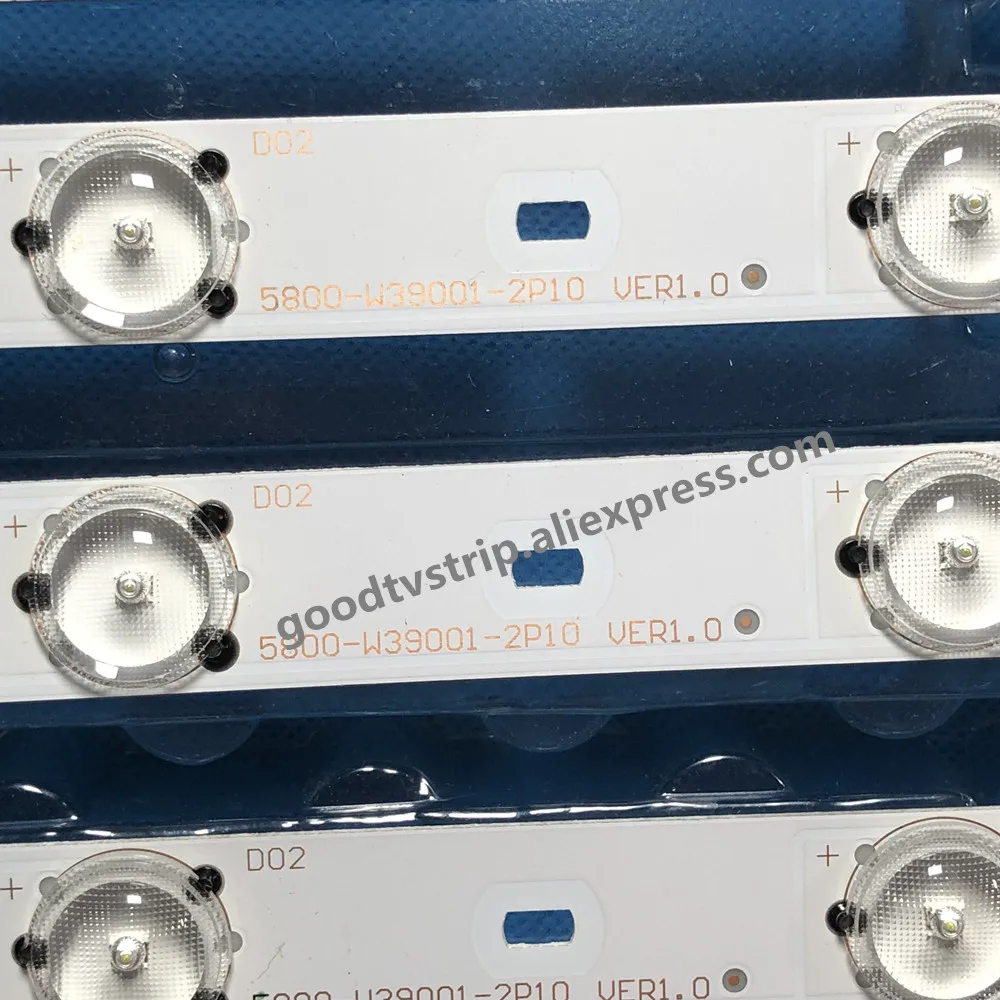 8 шт./лот для 39E320W 39E5CHR светодиодная подсветка 5800-W39001-2P10 VER1.0 02K01462A экран RDL390HY