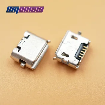 

Smonisia with Ox Horn DIP 5P Micro USB Charging Jack Dock Socket Resever Port