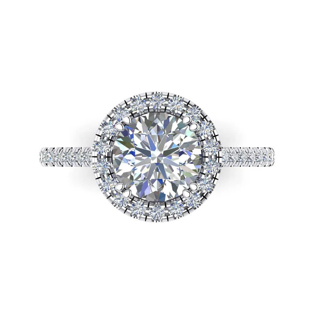 moissanite halo engagement ring (4)