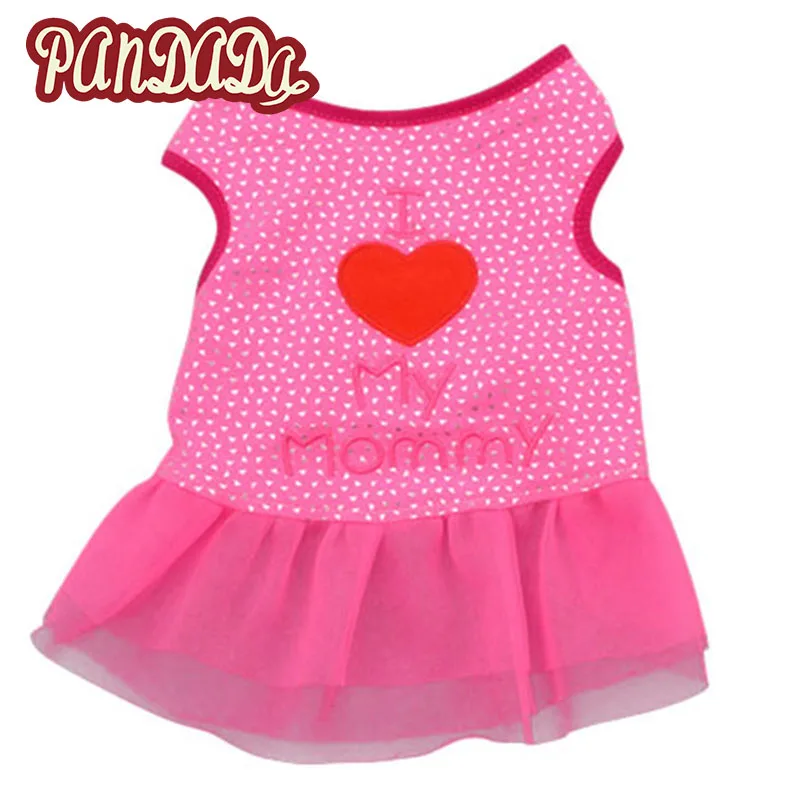 

Small Pet Dogs Vest Dresses Puppy Cat Coat Clothes T-shirt Summer Vest Dress