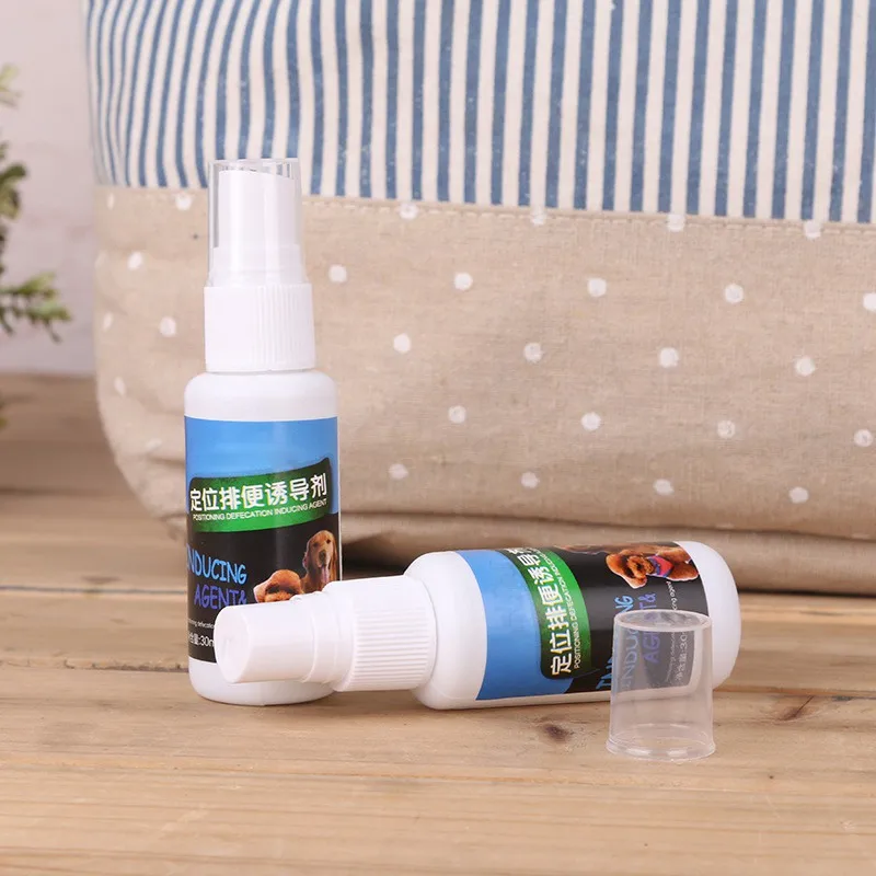 

Safe Pet Puppy Dog Spray Inducer Dog Toilet Training Puppy Positioning Defecation (Inedible, 30ml) For Puppy New