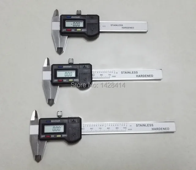 0 50mm /0.01mm Pocket Mini Digital Caliper Pocket vernier calipers Mini