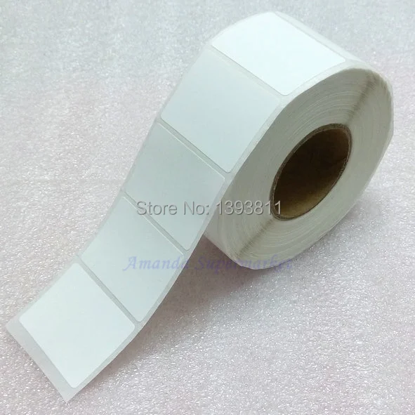 

Label Sticker 40mm x 30mm 1000 Pieces Blank Direct Thermal Label Direct Print Accept Custom Order Thermal Blank Label