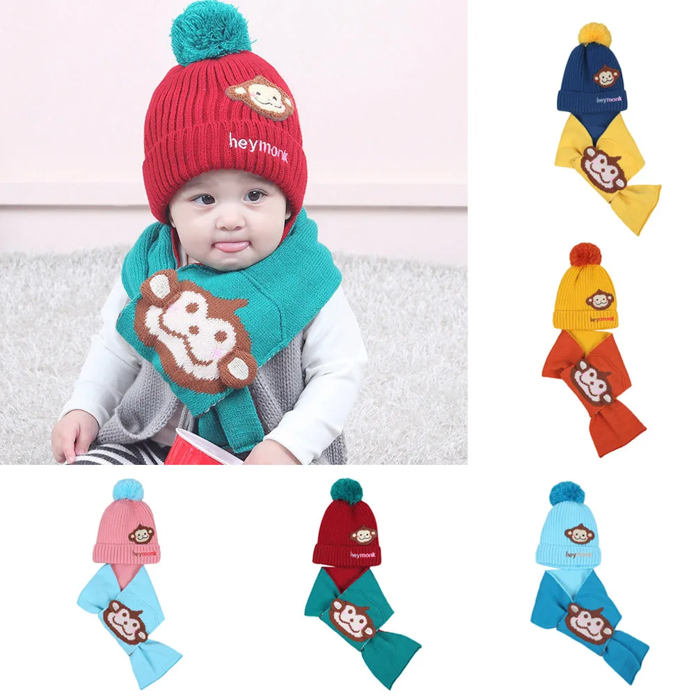 cotton monkey cap for babies