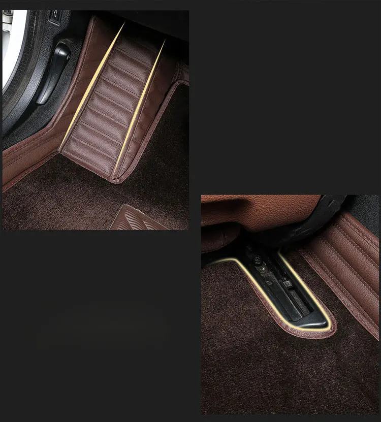 Esteiras do Assoalho Carro de Couro Personalizado para Infiniti Tapetes do Assoalho Duplo para Carros Qx60 Qx70 G25 G37 Acessórios Automóveis G35 Fx35 Fx37 Q50 Qx30 13 Automóveis e motos