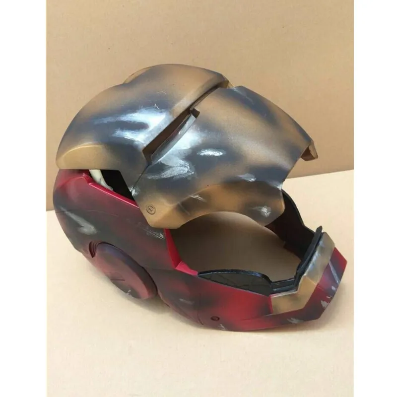 

1:1 Scale SUPER HERO Universe Iron Man Manual Helmet Armour Statue BUST With Led Eye High Quality Motor Switch M118