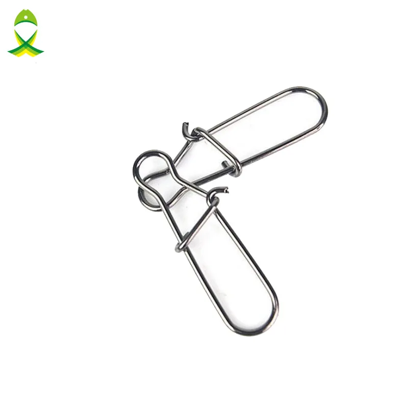

JSM 100pcs/lot NiceFastlock Snap Fishing Barrel Swivel safety snap fishing connector carp fishing tackle size 0#-8#