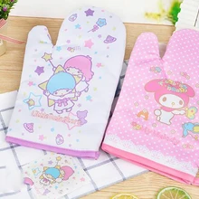 Хорошее качество мультфильм две звезды KT Melody Кухня Микроволновая изоляция перчатки