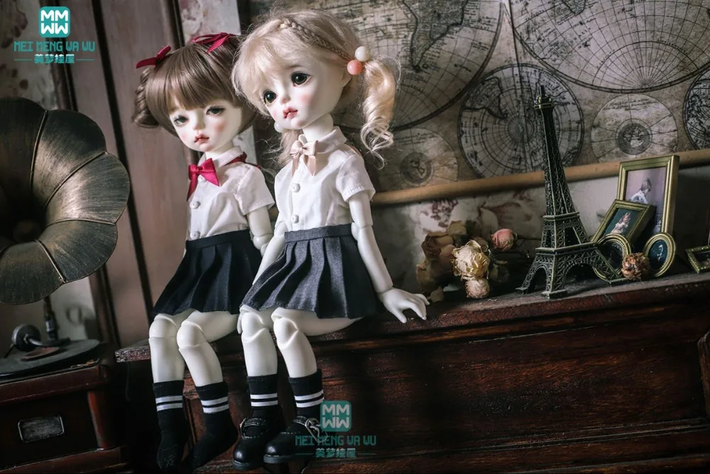 Аксессуары для кукол BJD Одежда 27 30 см 1/6 модный вязаный кардиган плиссированная