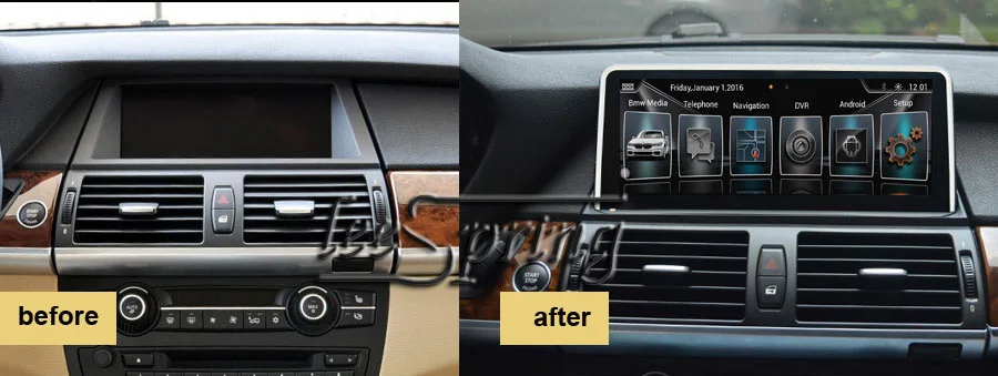 Perfect 10.25 inch Car Multimedia Player for BMW X5 E70 2007-2013/BMW X6 E71 2007-2013 with GPS Navigation MP5 Wifi (NO DVD) 0