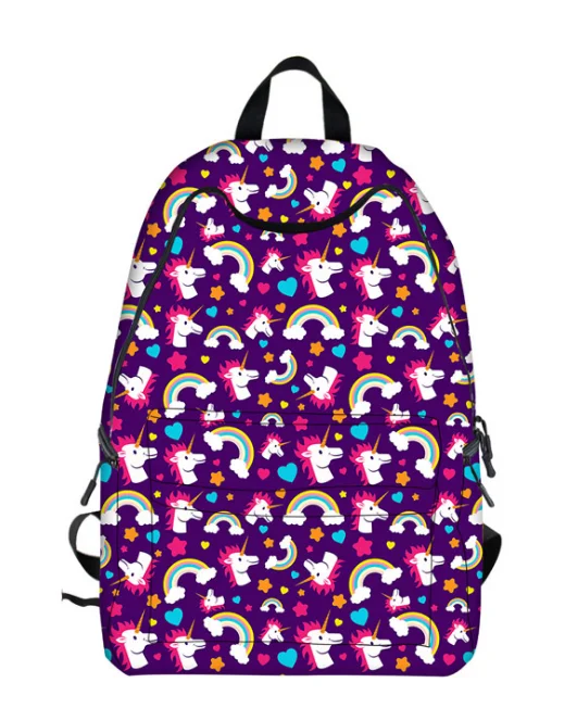 009 17 дюймов панда рюкзак для девочек-подростков ноутбук Mochila Feminina Unicorn студенческий школьный рюкзак женские дорожные сумки - Цвет: 009