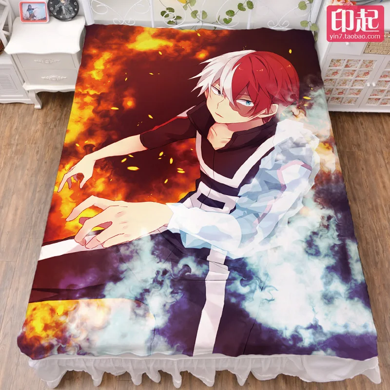 Обновление Август аниме Моя геройская Академия bakugo katsuki & Todoroki Shoto простыня для