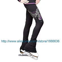 Лидер продаж, платья для катания на коньках для девочек, красивые новые брендовые модные брюки для фигурного катания, соревнования KZ2019