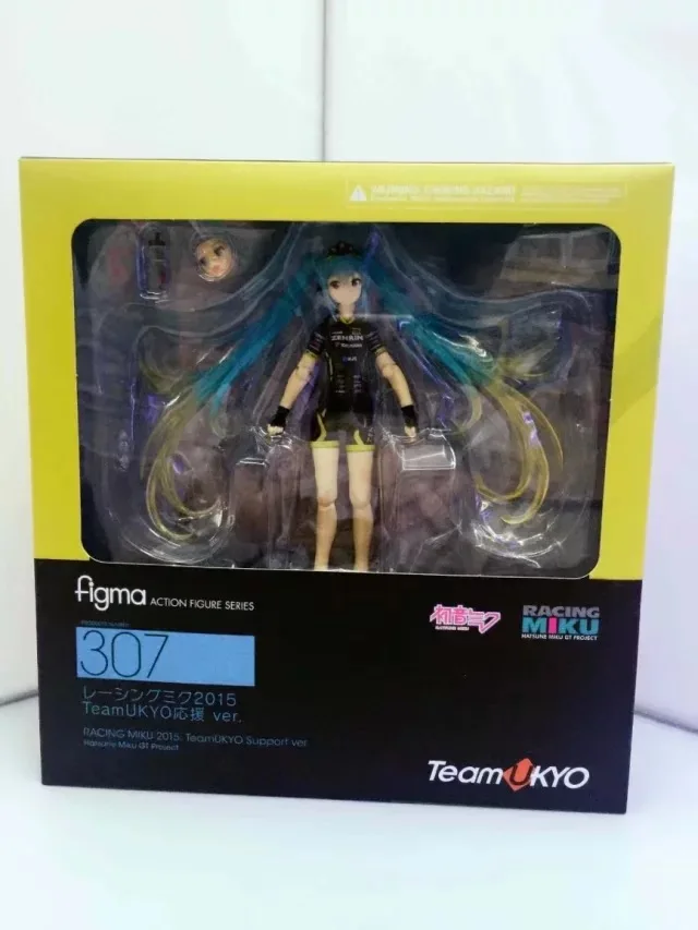 Аниме Vocaloid Hatsune Miku Figma EX-037 Twinkle Snow Ver. Figma 307 ПВХ фигурка Коллекционная модель детские игрушки кукла 14 см - Цвет: 307