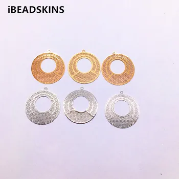 

New arrival! 30mm 100pcs Thin copper round-shape charm for Stud earring,earrings accessories,Earring parts,hand Made Jewelry DIY