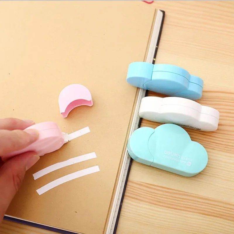 2 шт. коррекция формы облака для письма|correction tape|cloud correction tapecorrection tape cute |