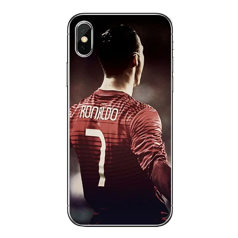 Чехол с изображением Криштиану Роналду cr7 для iPod Touch iPhone 4 4S 5 5S 5C SE, 6, 6 S, 7, 8, X XR XS Plus Макс мягкие прозрачные чехлы
