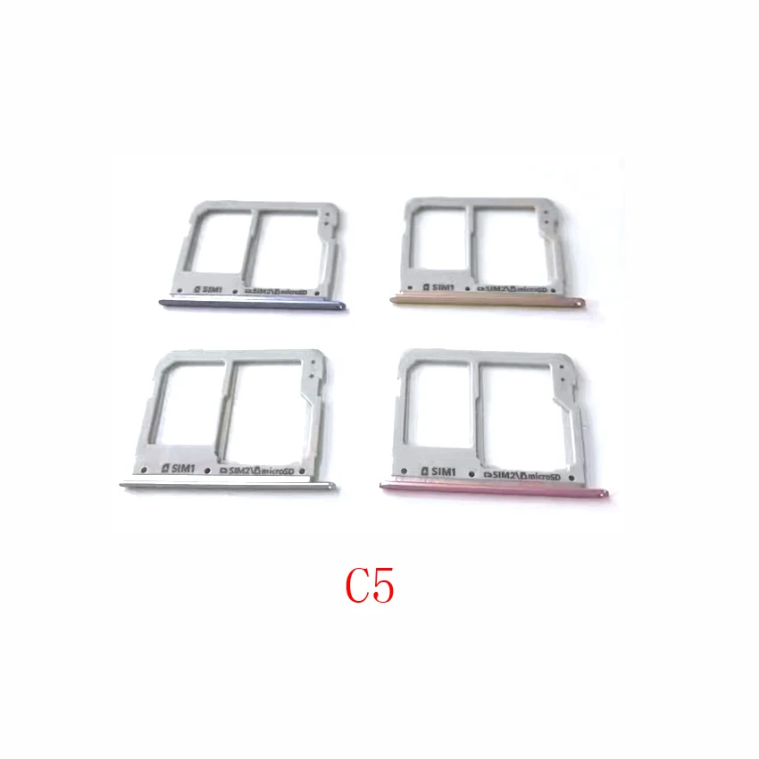 

Sim Card Tray Holder Socket SD Slot For Samsung Galaxy C5 C7 Repalcement Part