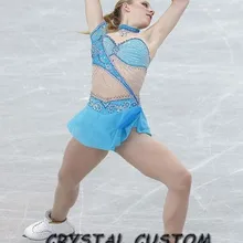 Обувь для девочек Фигурное катание на коньках Платья для женщин модные изящные бренд пользовательские фигурное катание платье детей dr4037