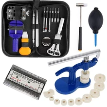 Набор инструментов для ремонта часов-механический набор для всех мужских и женских часов, включая средство для удаления звеньев, открывалка, пружины и т. Д