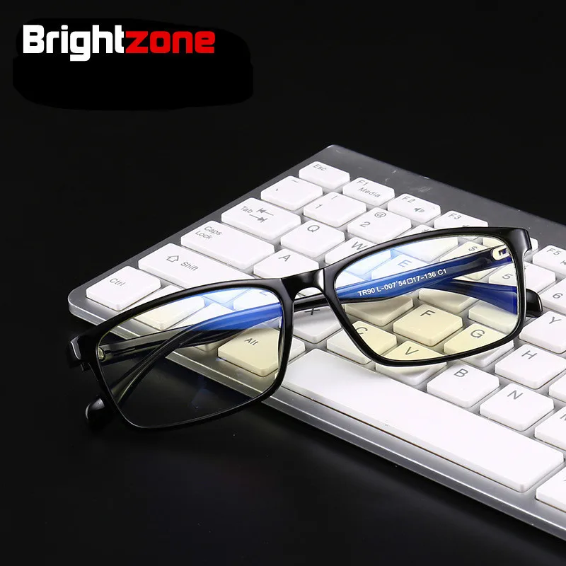 

Brightzone New TR90 Light Protection Fashion Block Radiation Optics Spectacles Frame Man Women Anti Blue Ray Computer Glasses