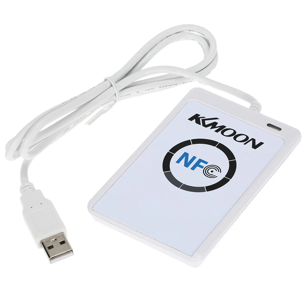 KKmoon ACR122u NFC считыватель писатель 13,56 МГц RFID копировальный аппарат Дубликатор Бесконтактный смарт-ридер писатель/USB+ 5 шт. UID карта+ SDK