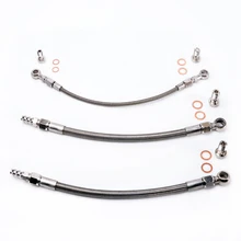 Kinugawa 6AN Turbo Kit Linha de Óleo e Água de Água para 4G63T Mitsubishi Lancer EVO 4 ~ 9 TD05HR