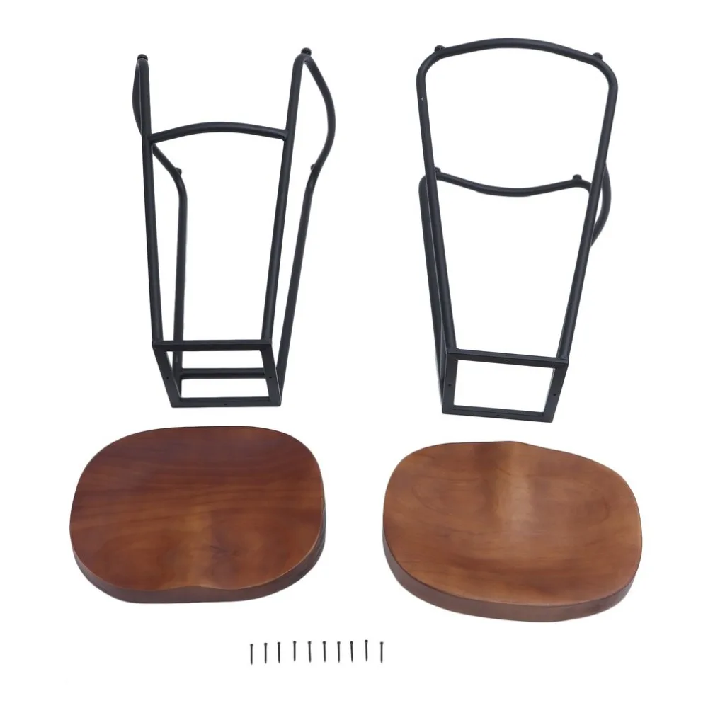 2 PCS Pub Bar Stool Classic Barstool Vintage Rustic Kitchen Backless Wooden Stool Moderne Style Dining Chair Home Furniture 2 PCS Pub Bar Stool Classic Barstool Vintage Rustic Kitchen Backless Wooden Stool Moderne Style Dining Chair Home Furniture