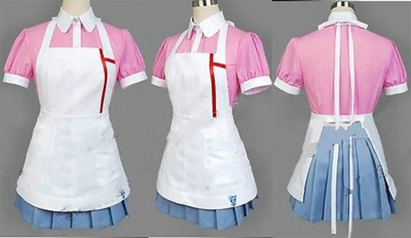 Аниме Dangan Ronpa 2 Danganronpa Mikan Tsumiki костюм для косплея| |