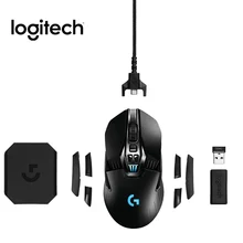 logitech G900 Беспроводной игровой Мышь ноутбук оптический 12000 точек/дюйм мыши RGB Подсветка компьютер Мышь геймера Перезаряжаемые Raton