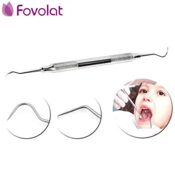 

1Pcs Double-end Hook Probe Dentist Teeth Clean Mouth Guard Dental Tools Dental Lab Equipment Oral Care Hygiene Products