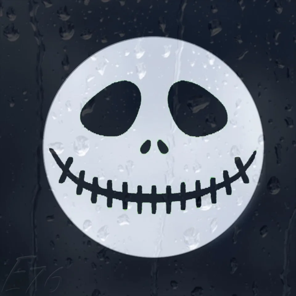 Skull and Crossbones Lips Vinyl Decal Sticker