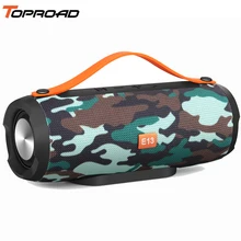 TOPROAD Портативный Беспроводной Bluetooth Динамик стерео резонирующей коробки Большой Мощность 10 Вт Поддержка TF FM радио USB низкочастотные музыкальные колонки Динамик
