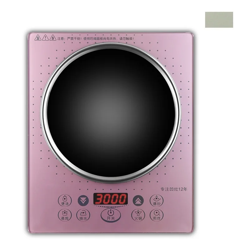 

DMWD Desktop/Embedded Concave Induction Cooker 3000W High Power Waterproof Intelligent Hot Plate Portable Kitchen Cooker 220V