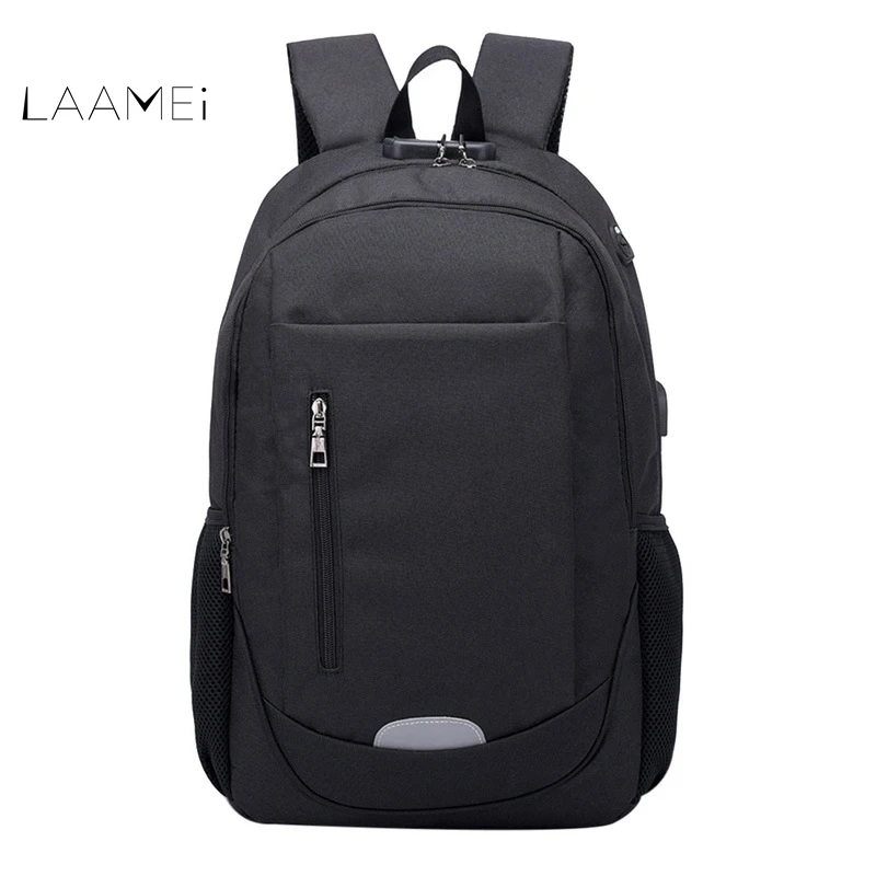 

Laamei Fashion man laptop backpack usb charging computer backpacks casual style bags large male business travel bag backpacks
