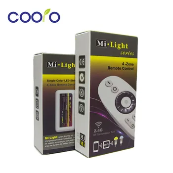 

Combo DC12-24V 2.4G Mi light Series led dimmer controller with RF remote controller led strip bulb lamp,free shipping