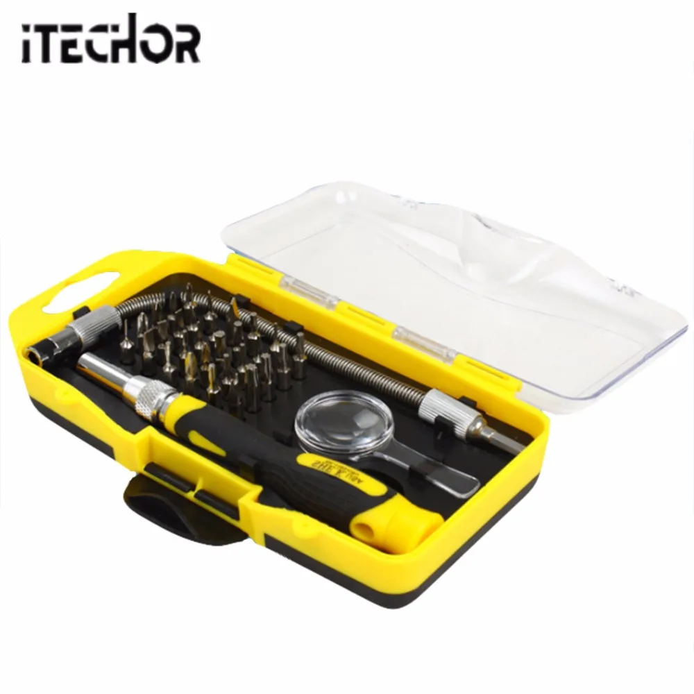ITECHOR 33 in 1 Durable Multi function Screwdriver Set Head Repair