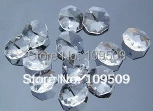 

Free Shipping,Big Discount 14mm Clear Crystal Octagon Beads two holes Perfect Cut and Polish