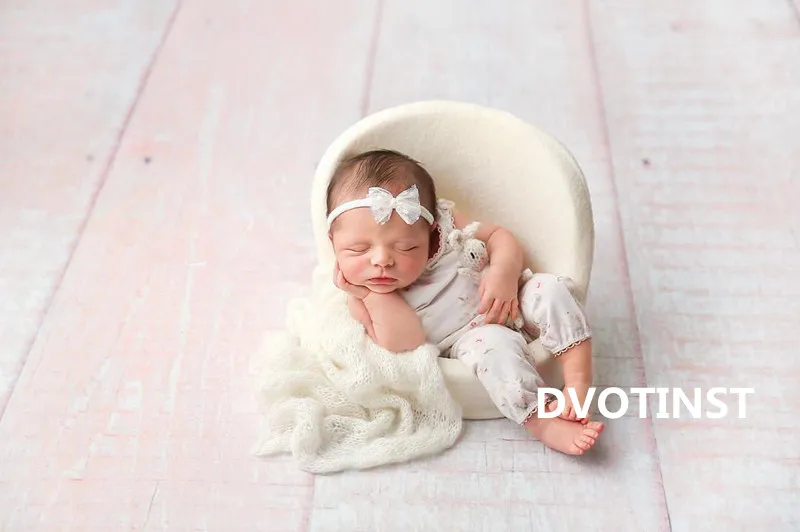 Dvotinst Newborn Baby Photography Props Posing Mini Sofa Chair Unisex