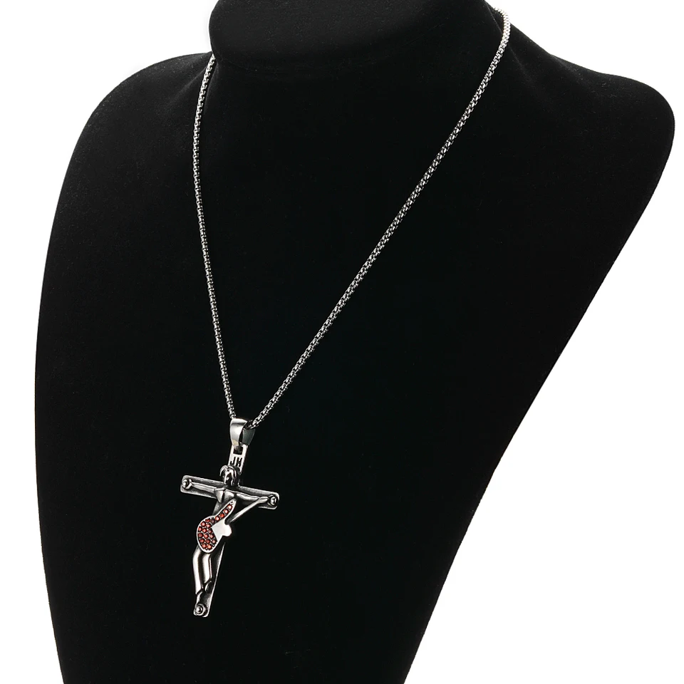 Collier à Bascule Française Johnny Hallyday – Style Rock En Acier Inox
